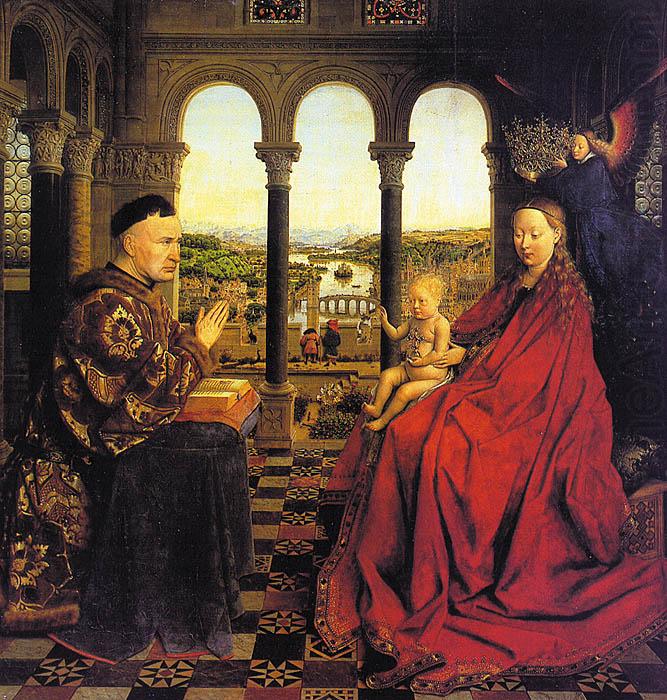 Jan Van Eyck The Virgin of Chancellor Rolin china oil painting image